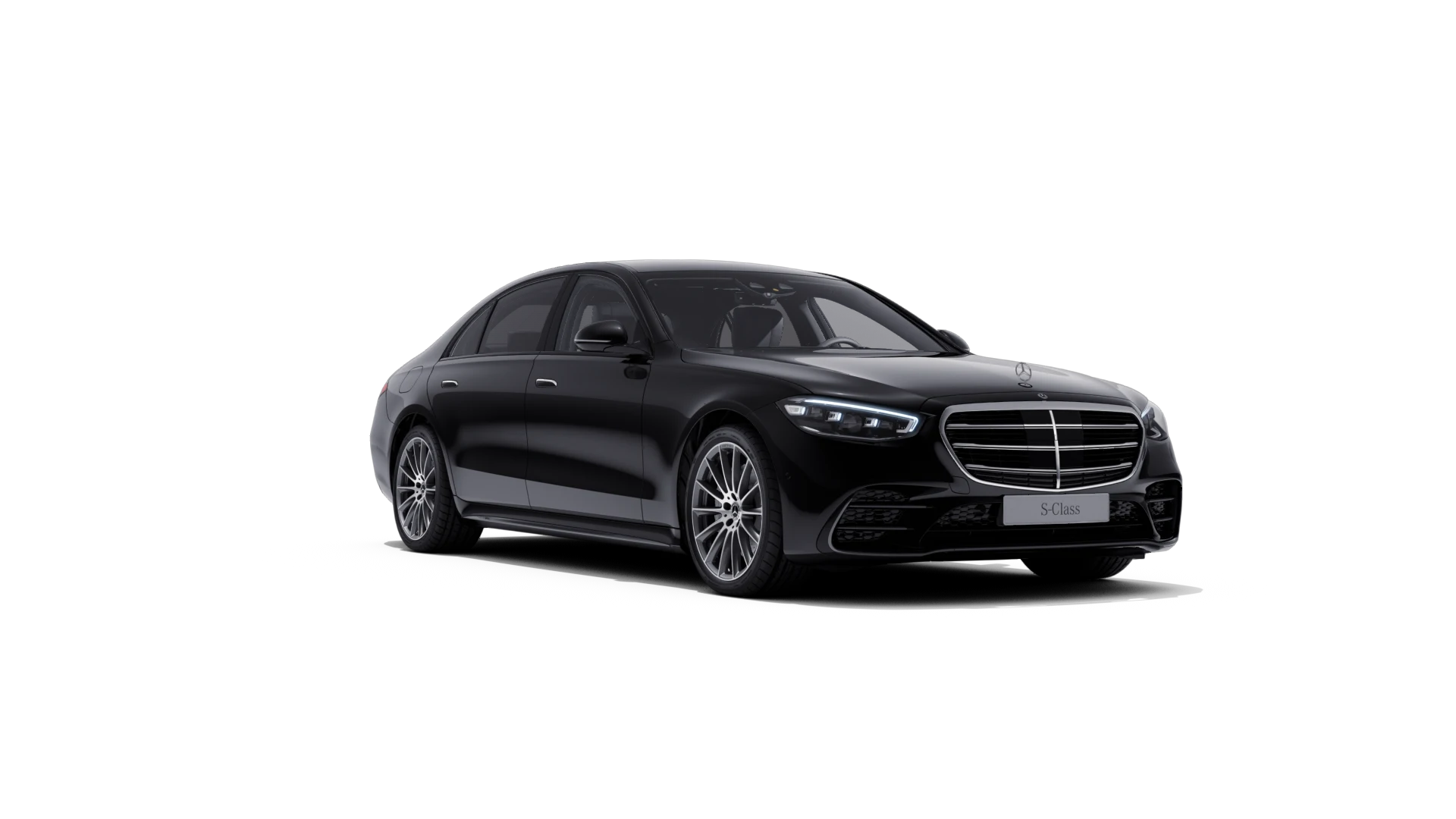 Berline Mercedes Classe S noire avec chauffeur privé